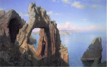  szenerie - Felsbogen bei Capri Szenerie Luminism William Stanley Haseltine